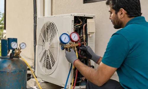 Ac gas refilling and leak repair Bahria town rawalpindi